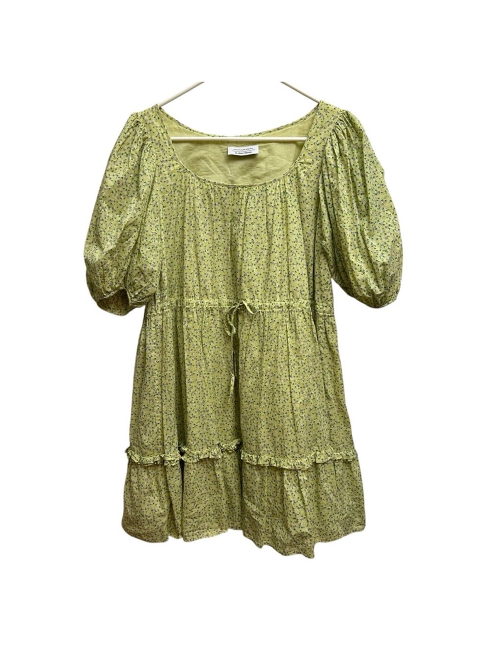 & Other Stories Ditsy Floral Puff Sleeve Mini Dress - Picture 2 of 3